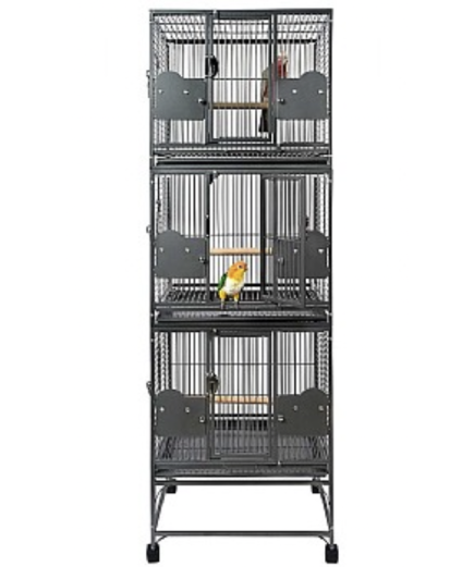 Rainforest Cages Triple Breeding or Display Parrot Cage